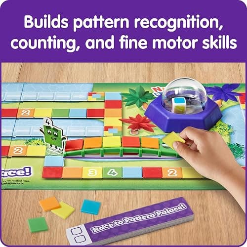 hand2mind Numberblocks Race to Pattern Palace! Board Game, Educational Board Games, Numbers for Toddlers, Math Toys for Kids 3-5, Preschool Learning Activities, Birthday Gifts for Kids thumbnail 6