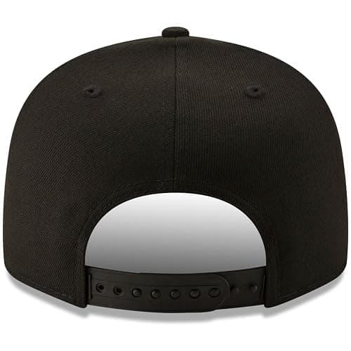 New Era NFL 9FIFTY Black White Adjustable Snapback Hat Cap One Size Fits All thumbnail 4