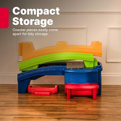 Step2 Up & Down Roller Coaster Toy for Kids, Ride On Push Car, Indoor/Outdoor Playset, Toddlers Ages 2 - 5 years old, Compact Storage, Max Weight 50 lb., Multicolor thumbnail 10