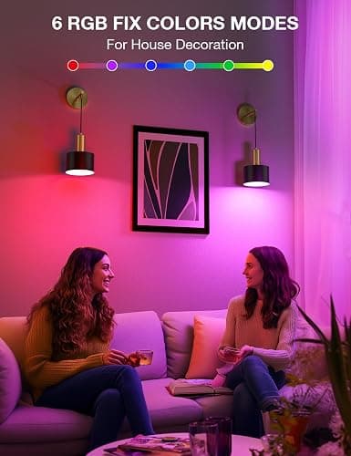 NIORSUN Battery Operated Wall Sconce Set of 2, Gold & Black Wireless Rechargeable Wall Lights with 5200mAh Dimmable Detachable Bulbs and Remote, 9 Colors Sconces Wall Decor for Bedroom Living Room thumbnail 3