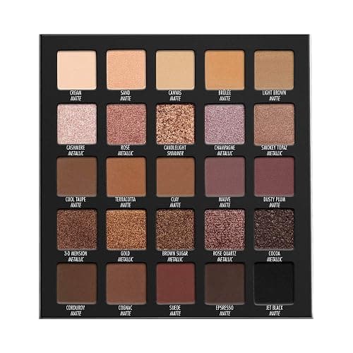 LORAC PRO Matte & Shimmer Eyeshadow Palette, Metallic High Pigmented, Mirror Compact thumbnail 2