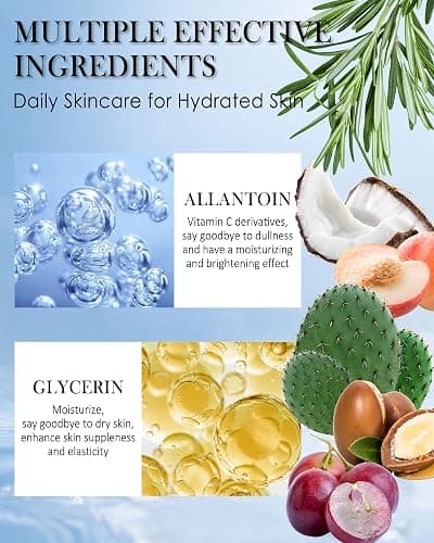 Face Masks Skincare Kit,12 Pack Variety Moisturizing Face Sheet Masks, Hydrating Calming Brightening Face Masks for All Skin Type, Sheet Facial Mask Set Birthday Spa Party Gift for Teens Girls Women-D thumbnail 3
