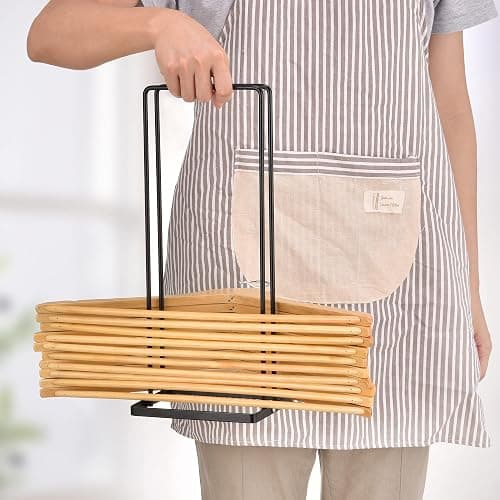 EASTTOWEST Hanger Organizer Stacker for Closet Laundry Room,Holds up 110 Wire Hanger,Black Carbon Steel Clothes Hanger Storage Rack Holder for Adult or Child thumbnail 2