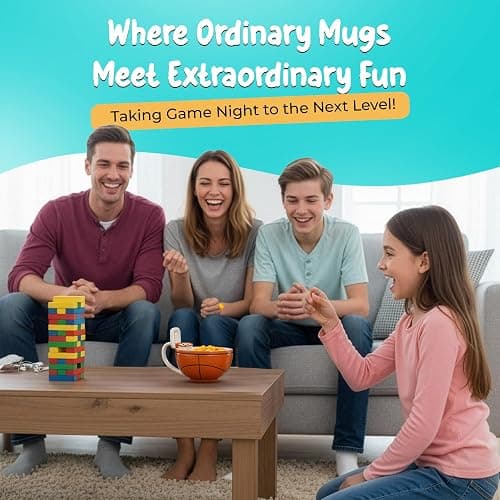 MAX'IS Creations The Mug with a Hoop Basketball Mug Funny Ceramic Coffee Mugs Cereal Bowl Sports Coach Kids Basketball Gifts for Boys 8-12 12-14 Girls Stuff Accessories Mini-Hoop for Kids, 16oz thumbnail 4