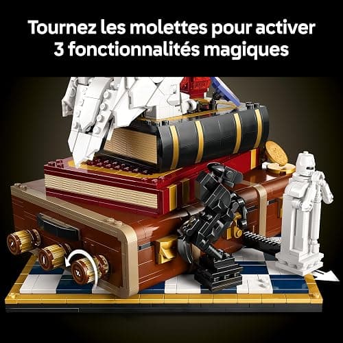 LEGO Harry Potter L’École des Sorciers – Édition Collector - Maquette DIY - Décoration Intérieure - Scènes Miniatures du Film - Figurine d'Hedwige - 3 Minifigurines - Idée Cadeau pour Fan Adulte 76466 thumbnail 5