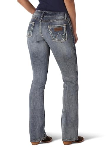 Wrangler Ladies Retro Sadie Boot Cut Jeans thumbnail 3