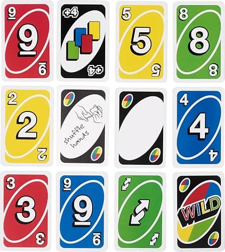 Mattel Games UNO Color & Number Matching Card Game for 2-10 Players Ages 7Y+ thumbnail 5