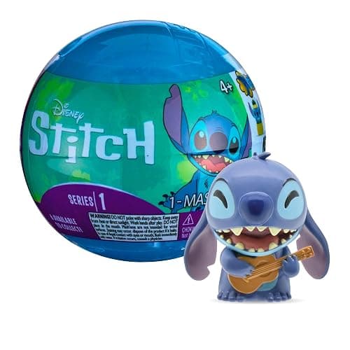 Mash'Ems 52130 Lilo & Stitch Disney, Squishy Figures, 6 to Collect, Styles May Vary, Multicolour - Image 1
