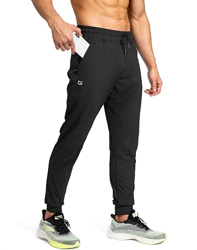 G Gradual Men's Sweatpants with Zipper Pockets Athletic Pants Traning Track Pants Joggers for Men - Image 1