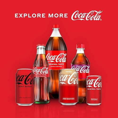 Coca-Cola Cherry Can, 7.5 fl oz | Carbonated drink with cherry cola flavor thumbnail 11