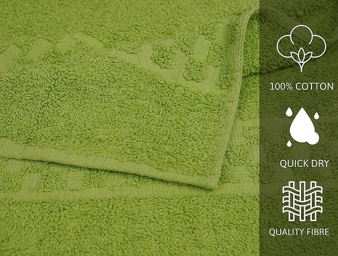 ZUPERIA 7-Pack Bath Towels - 30" x 54" - Ultra Soft 100% Cotton Large Bath Towels- Highly Absorbent for Bathroom, Pool, Gym, Spa, and Hotel Use (Colors Variety) thumbnail 6
