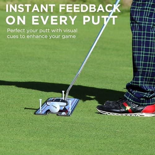 KINGTOP Golf Putting Mirror - Alignment Putting Training Aids for Consistency & Accuracy - Ideal for Indoor | Outdoor Practice, with Carry Bag and Golf Tees thumbnail 9