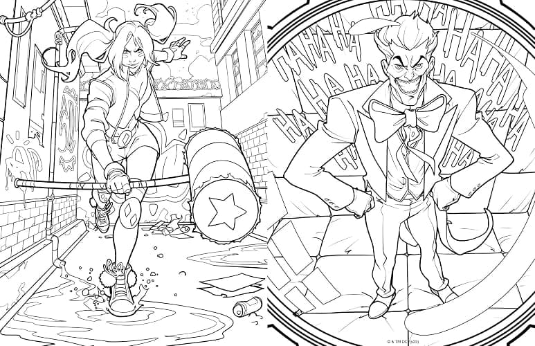 DC Super-Villains: The Official Coloring Book thumbnail 6