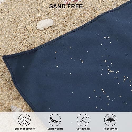 Rainleaf Microfiber Towel Perfect Travel & Gym & Camping Towel. Quick Dry - Super Absorbent - Ultra Compact - Lightweight. Suitable for Trip, Beach, Shower, Backpacking, Pool thumbnail 5
