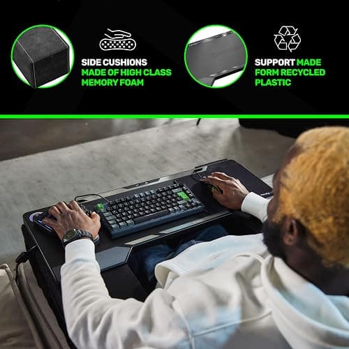 Couchmaster CYBOSS, Extra Wide Laptop Stand for Couch and Bed, Ergonomic Design with Cushions, Lap Desk for Notebooks up to 18 Inches, You are The Big Boss! The CYBOSS! thumbnail 7