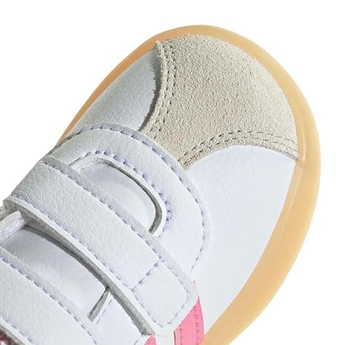 adidas Boys Vl Court 3.0 Slip On Sneakers Shoes Casual - Pink, White thumbnail 7