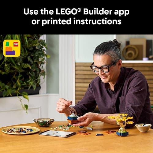 LEGO Botanicals Mini Bonsai Trees Building Set - Artificial Bonsai Tree Building Blocks for Adults, Ages 18+ - DIY Home and Office Decor for Men and Women - Gift for Christmas - 10373 thumbnail 6