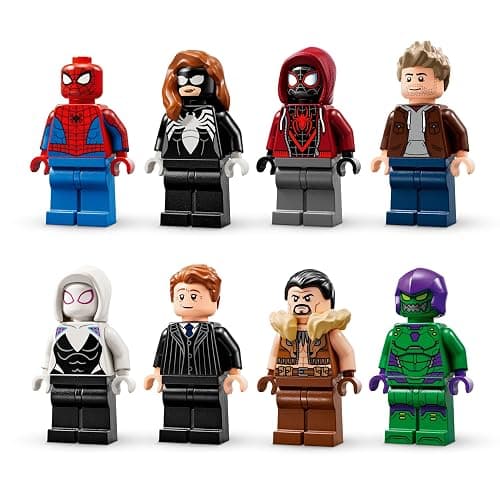 LEGO Marvel Spider-Man vs. Oscorp Building Toy - Pretend Play Set W/8 Toy Minifigures for Boys & Girls, Ages 10+ - Super Hero Building Blocks for Preteens Idea for Birthdays - 76324 thumbnail 6