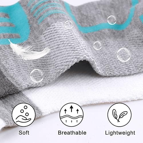 shnn 10/15 Pairs Womens Ankle Socks Lightweight Breathable Casual Low Cut Socks for Women With Heel Tab thumbnail 2