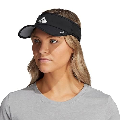 adidas Women's Superlite Visor – Lightweight Moisture-Wicking Running Tennis Hat thumbnail 5