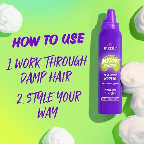 Aussie Instant Volume Mousse Triple Pack, 24-hour Volume Mousse, 6 oz thumbnail 5
