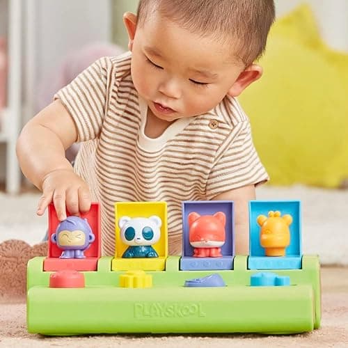 Playskool Busy Poppin’ Pals Pop-up Activity Toy for Babies and Toddlers Ages 9 Months+ (Amazon Exclusive) thumbnail 3