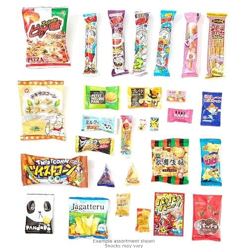 TokyoTreat Japanese Snack Box – 30 Assorted Japanese Snacks & Dagashi Candy, Individually Wrapped Treats thumbnail 3