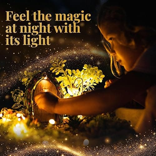 Opening Fairy Door and Window with Light, Fairy Doors for Trees Outdoor, Fairy Door, Fairy House Kit, Fairy Garden Decor, Fairy Doors, Fairy Garden Decor, Fairy Garden Decorations, Garden Fairy - Opening Fairy Door thumbnail 3