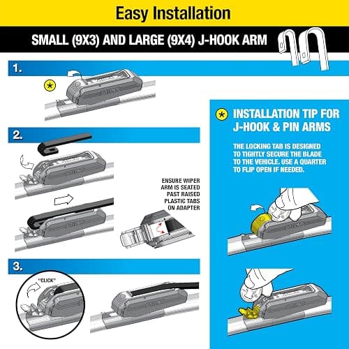 Rain-X 810161 Latitude 2-In-1 Water Repellent Wiper Blades, 26" and 18" Windshield Wipers (Pack Of 2), Automotive Replacement Windshield Wiper Blades With Patented Rain-X Water Repellency Formula thumbnail 5