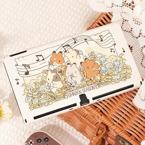 GeekShare Cute Protective Case for Switch OLED Slim Cover Case Hard PC Protective Shell Compatible with Switch OLED - Team Timothy thumbnail 7