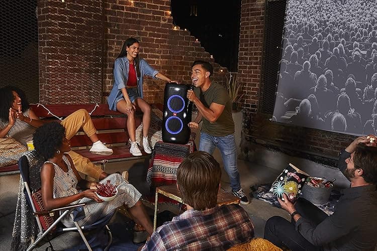 JBL Partybox 310 - Portable Party Speaker with Long Lasting Battery, Powerful JBL Sound and Exciting Light Show,Black thumbnail 15