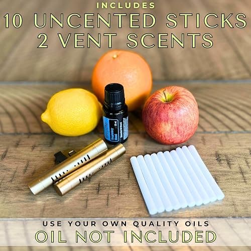 Vent Scent Whole Home Air Freshener | Custom Scent of Your Choosing | Passive Essential Oil Diffuser | Easier Placement Than HVAC Furnace Filter or AC | House Freshener & Fragrance System (Brown) thumbnail 2
