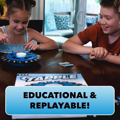 USAOPOLY The Original TAPPLE, The Fast-Paced Family Board Game,Choose a Category & Race Against The Timer to be The Last Player,Learning Word Game for Ages 8 & Up, 2-8 Players, 15-20 Minute Play Time thumbnail 6