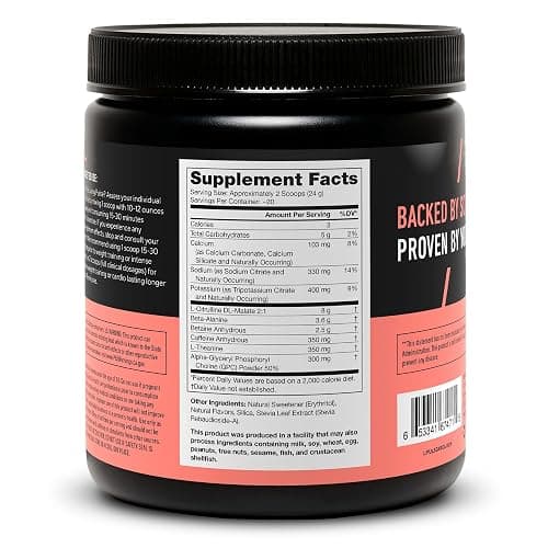 LEGION- All Natural Nitric Oxide Preworkout Drink to Boost Energy, Creatine Free, Naturally Sweetened, Beta Alanine, Citrulline, Alpha GPC (Arctic Blast) thumbnail 3