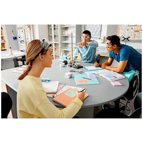 Post-it 100% Recycled Paper Super Sticky Notes, 3 in. x 3 in., 24 Pads, 70 Sheets per Pad, Wanderlust Pastels, School Supplies and Office Products thumbnail 16