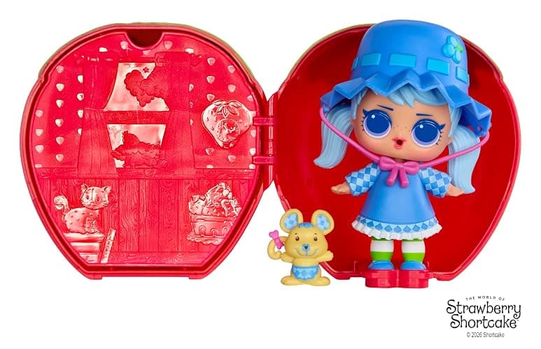 LOL Surprise Loves The World of Strawberry Shortcake Tots with Scented Dolls, Pets, and Transforming Strawberry House Playset – Gift for Kids Ages 4+ thumbnail 6