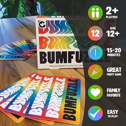 Ginger Fox Bumfuzzle Colour Card Game | Fast-Paced Game To Confuse Your Brain | Ideal Family Great For Parties & Get Togethers | 2+ Players | 12+ Years thumbnail 4