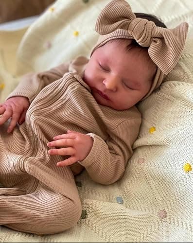OYESY Reborn Lifelike Baby Dolls - 19 inch Soft Body Realistic Newborn Dolls, Handmade, Washable, Perfect for Children's Gifts thumbnail 5