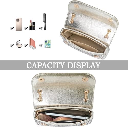 BBTT.ful Shoulder Bags Crossbody Bag Purses Handbags Crystals Rhinestone Evening Bag for Women Clutch Purse with Chain thumbnail 4