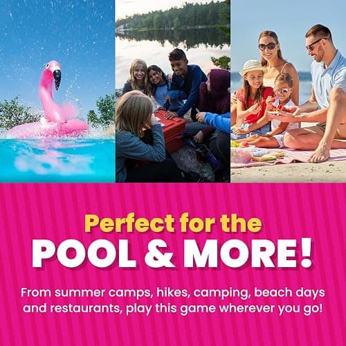 Taco Cat Goat Cheese Pizza Pool Edition Wildly Entertaining Waterproof Card Game for Outdoor Game Days | Easy to Play with 10 Minute Rounds | Fun for Kids, Teens, Adults, and Families | 2-8 Players thumbnail 6