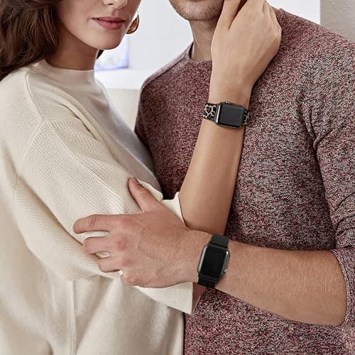 DaQin 3 Pack Stretchy Solo Loop Compatible with Apple Watch Bands for Women 42mm 41mm 40mm 38mm, Soft Nylon Braided Elastic Strap for iWatch Band Series 11 10 9 8 7 6 5 4 3 SE Ultra 3 Ultra 2 Ultra thumbnail 7