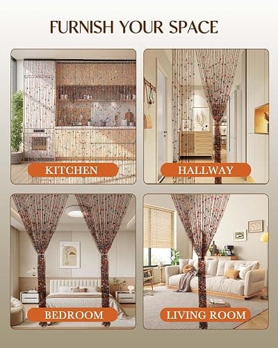 38 Strands Beaded Curtain for Doorways thumbnail 9
