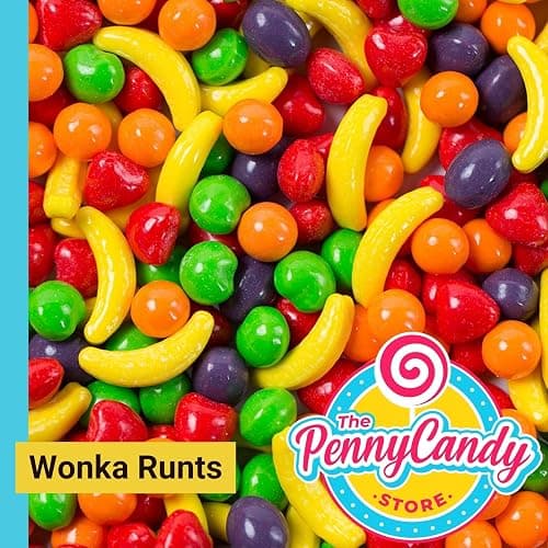 Wonka Runts - Nostalgic Fruit Flavored Hard Candy Bulk - 1 LB Bag - Image 1