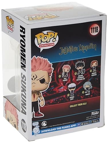 Funko Jujutsu Kaisen POP & Buddy! Animation Vinyl Figurine Sukuna w/Heart 9 cm thumbnail 5