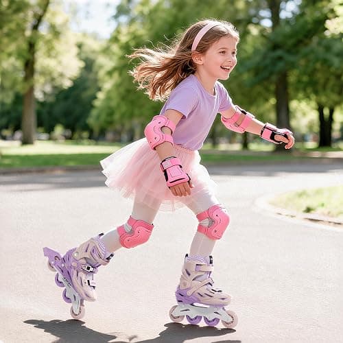 SWAY Inline Skates 4 Size Adjustable for Girls and Boys, All Wheels Light Up, Outdoor Inline Skates for Kids and Youths Age 4-16, Lightweight & Comfortable for Beginner thumbnail 8