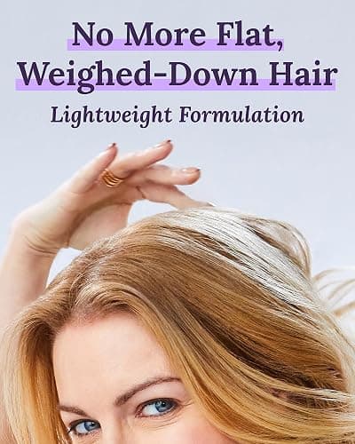 Keranique Volumizing Mousse for Women - Thickening and Styling Anti-Frizz Foam for Fine, Straight, Wavy, and Curly Hair thumbnail 5
