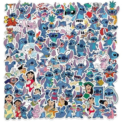 101 PCS for Stitch Stickers for Gifts, Waterproof Sticker for Phone, Laptop, Water Bottles, Hydro Flask, Stickers for Kids, Toddlers, Vinyl - Image 1