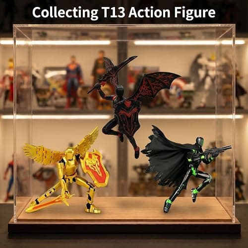 Pthjswj T13 Action Figure Set - (Assembled) 3D Printed Action Figure, Titan 13 Action Figure, Multi-Jointed Movable Dummy 13, Robot Action Figure, Birthday Gifts for Boys, Girls Desktop Decorations thumbnail 5