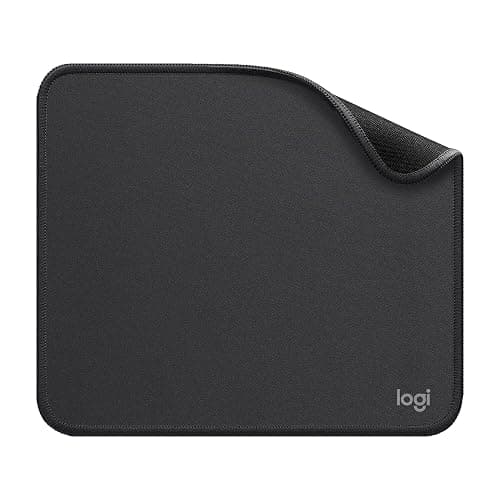 Logitech Mouse Pad - Studio Series, Computer Mouse Mat with Anti-Slip Rubber Base, Easy Gliding, Spill-Resistant Surface, Durable Materials, Portable, in a Fresh Modern Design, Graphite - Image 1