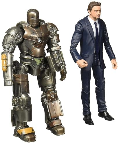 Marvel Studios Legends Series Hasbro Tony Stark & Iron Man Mark 1 2-Pack Action Figures. - Image 1